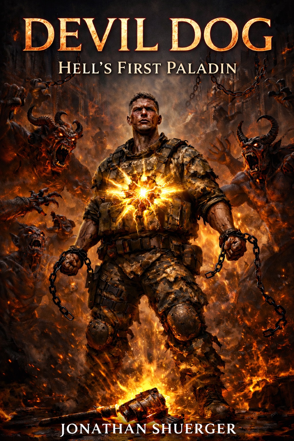 In Darkness Cast by Jonathan Shuerger, Shades of Black fantasy novel